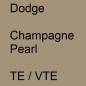 Preview: Dodge, Champagne Pearl, TE / VTE.